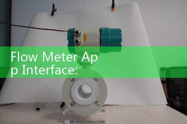 Flow Meter App Interface: Reading Digital Flow Transmitters Via Bluetooth and Wi-Fi
